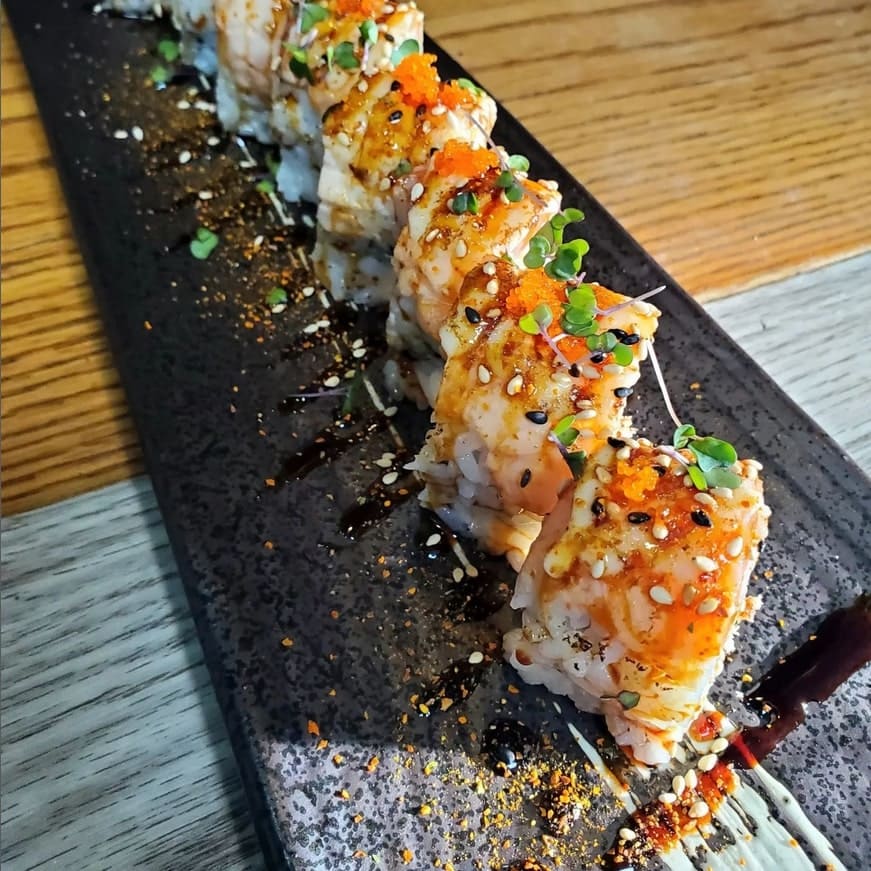 A sushi platter from Aburi Sushi, Winnipeg