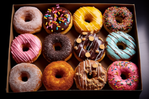 A box of a dozen donuts - the best donuts in Winnipeg